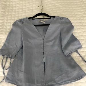 Zara Linen Blouse